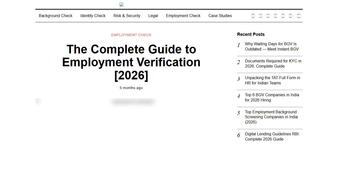 The Complete Guide to Employment Verification [2026] - SpringVerify Blog